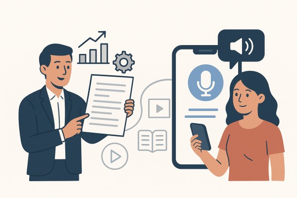 Hình ảnh minh họa các giải pháp AI sáng tạo của EcoVoice